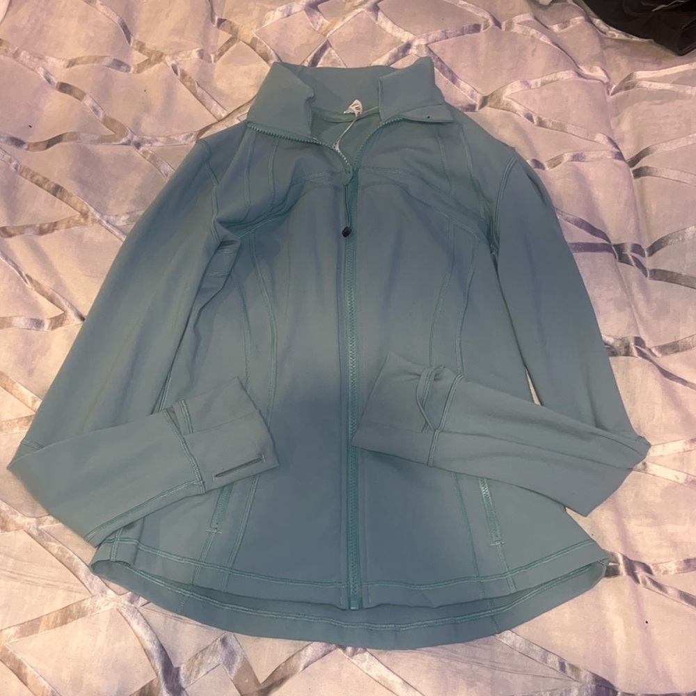 Aqua Blue Lululemon Define Jacket